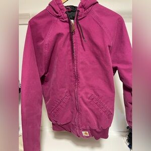 Carhartt Magenta Hooded Jacket